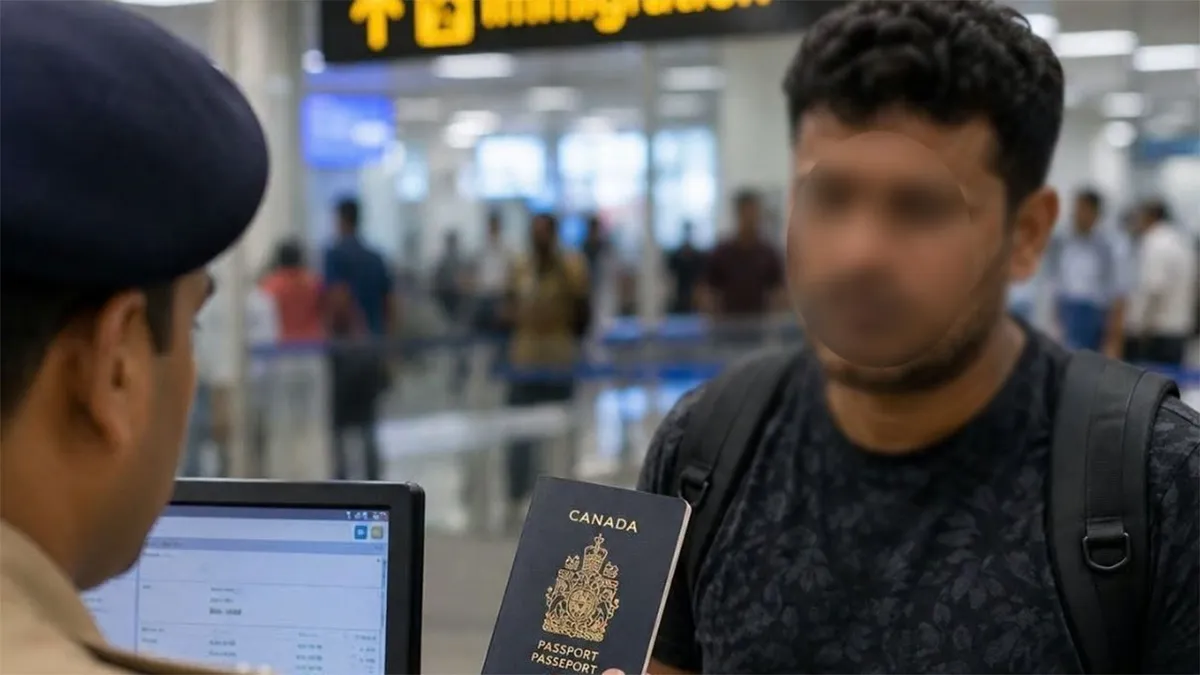 Sri Lankan man held with fake Canadian passport at Bengaluru airport