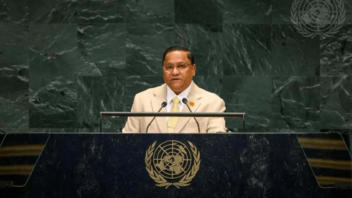 Foreign Minister Vijitha Herath participates in 81st UN General Assembly Meets UN Secretary General | Colombo Gazette